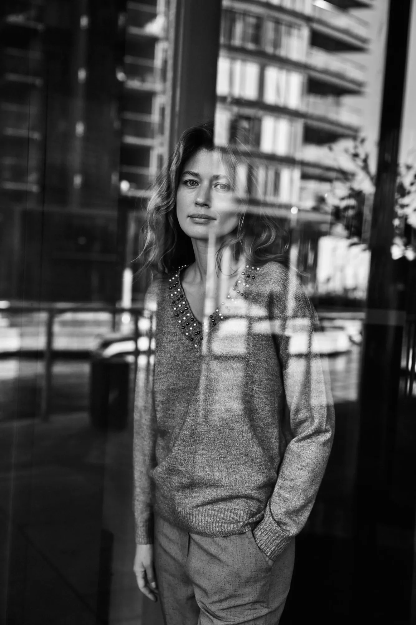 Jersey De Mujer Z-SW-4871 COFFEE - Imagen 4