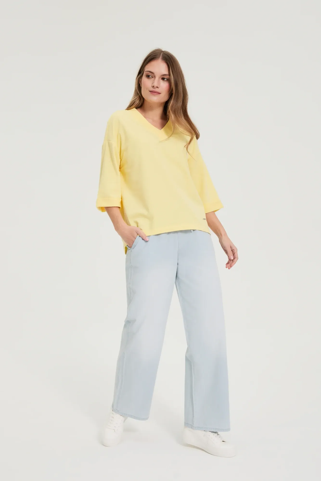 SUDADERA L-BL-4908 L.YELLOW - Imagen 4