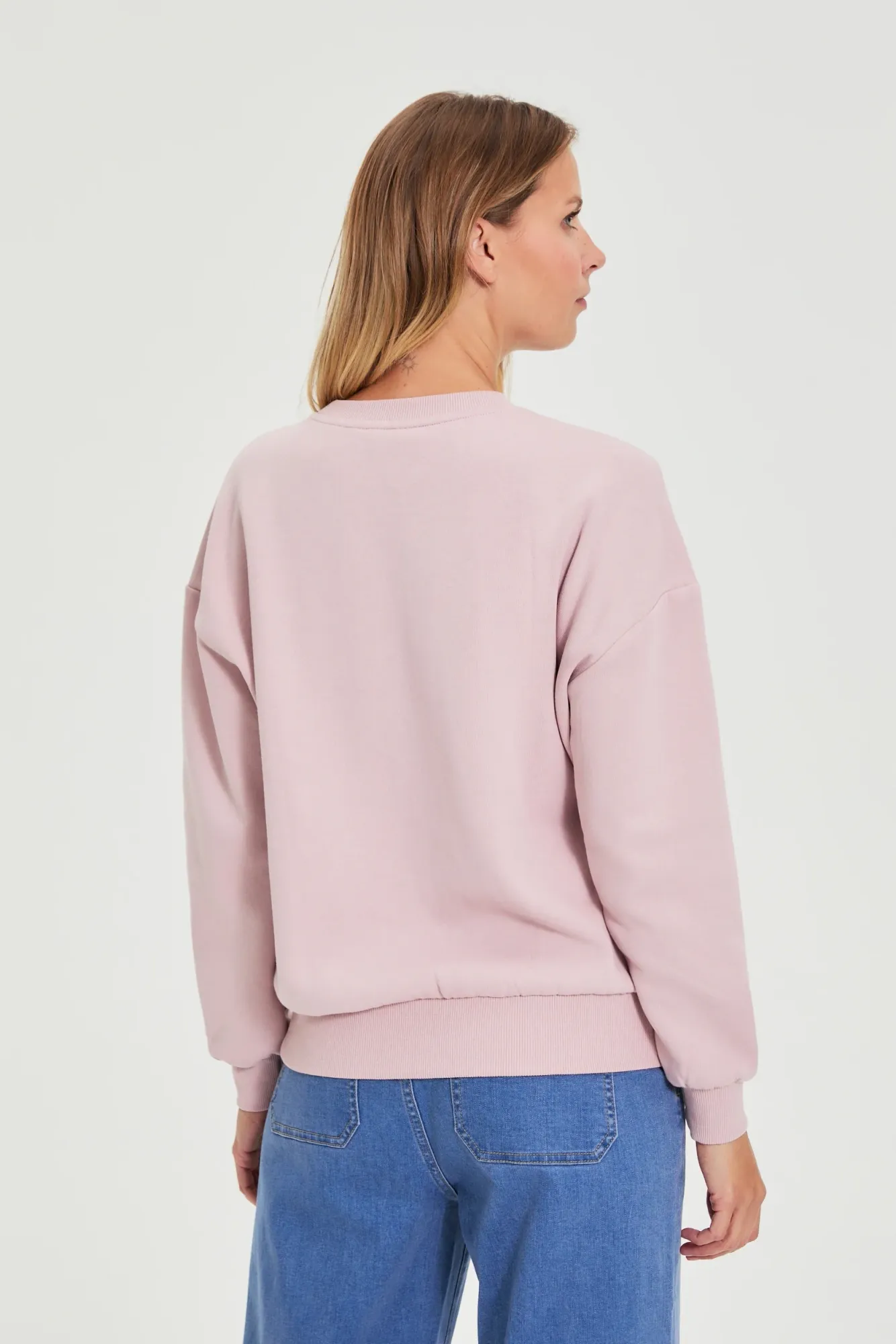 SUDADERA L-BL-4915 DUSTY PINK - Imagen 3