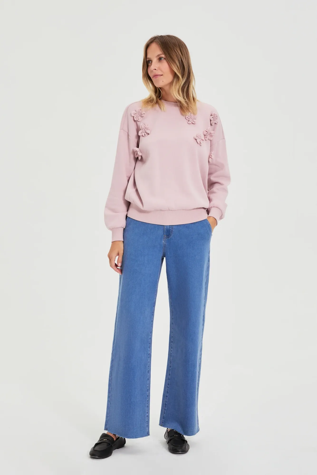 SUDADERA L-BL-4915 DUSTY PINK - Imagen 4