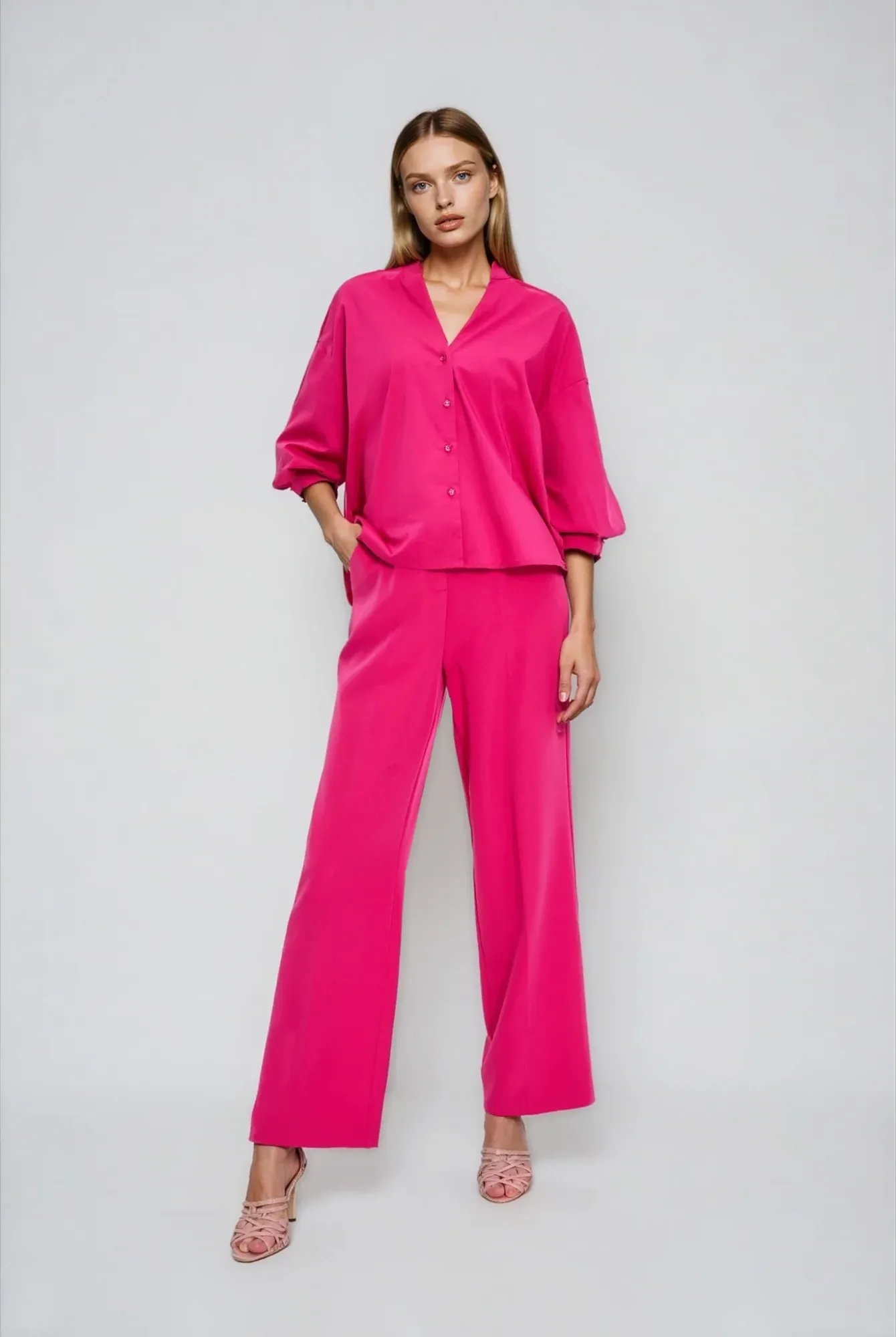 CAMISA L-KO-4908 FUCHSIA - Imagen 2