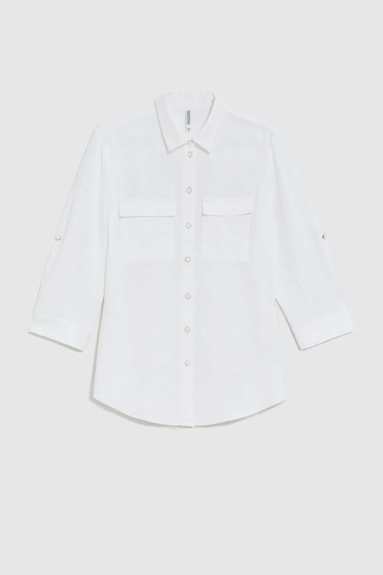 CAMISA L-KO-4909 WHITE - Imagen 6