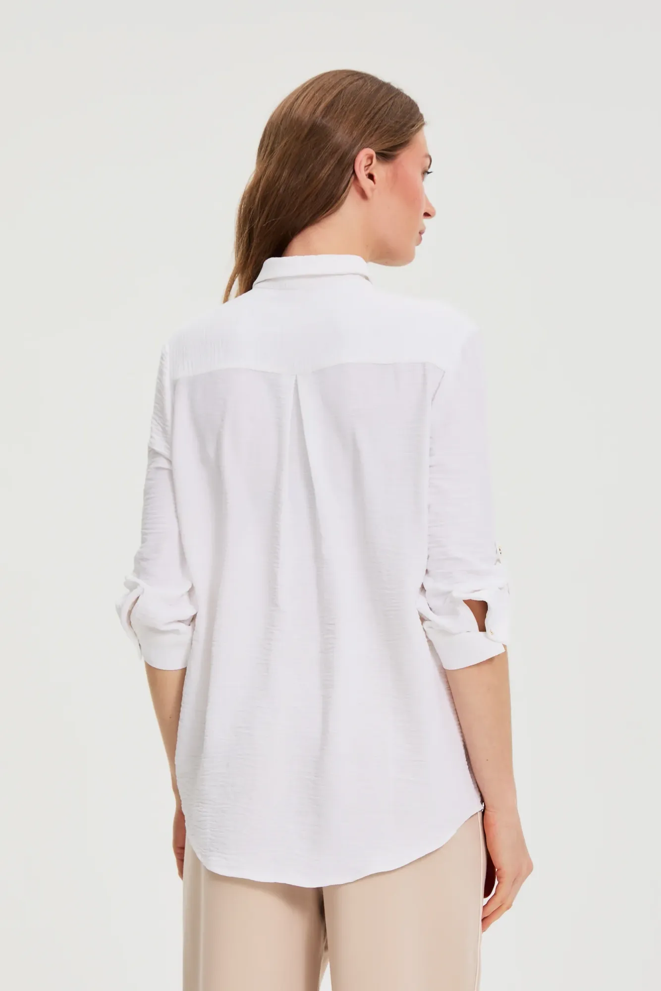 CAMISA L-KO-4909 WHITE - Imagen 5