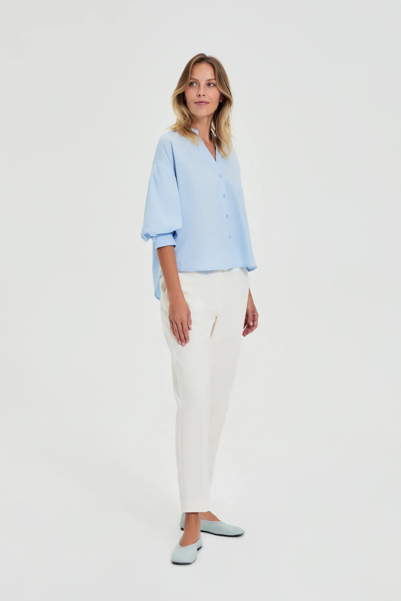 PANTALÓN L-SP-4909 OFF WHITE - Imagen 3