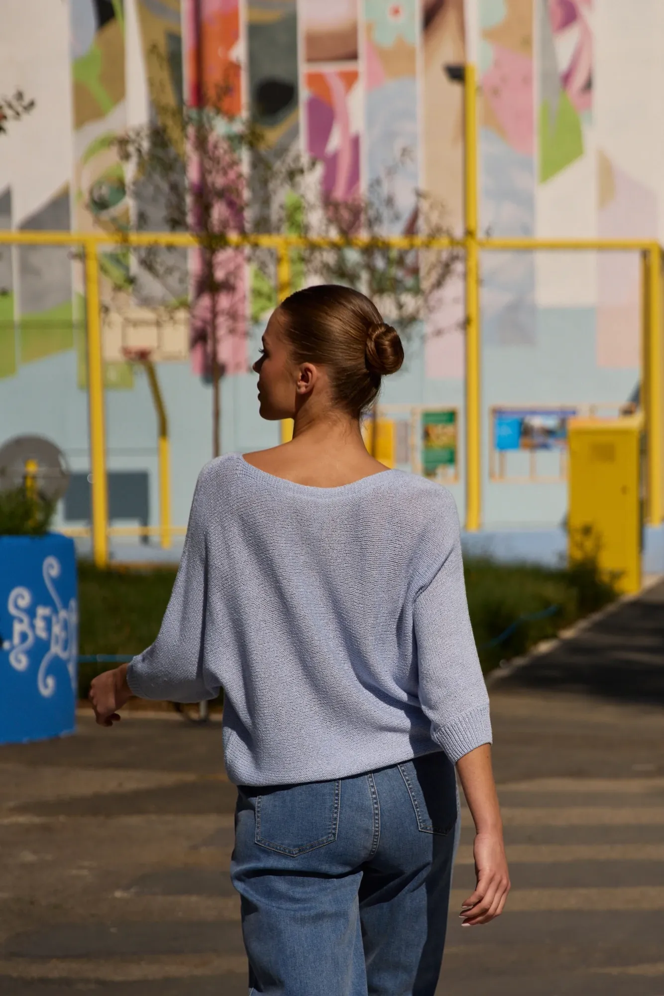 JERSEY L-SW-4910 L.BLUE - Imagen 4