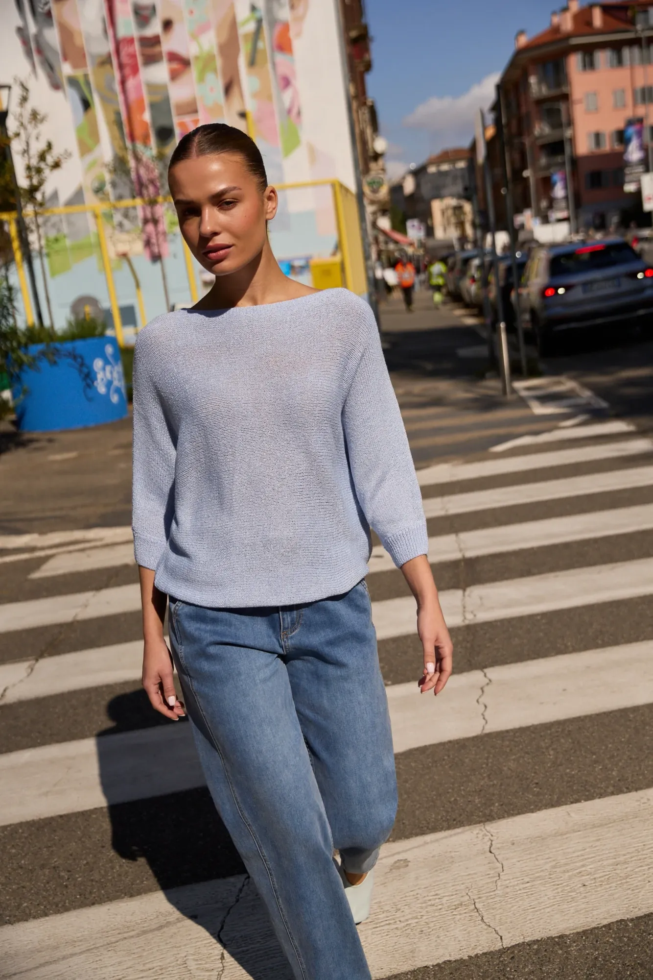 JERSEY L-SW-4910 L.BLUE - Imagen 5