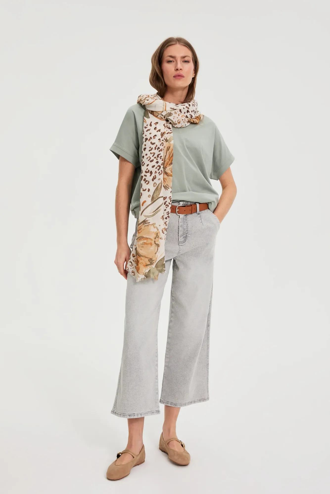 BUFANDA L-SZ-4900 OFF WHITE