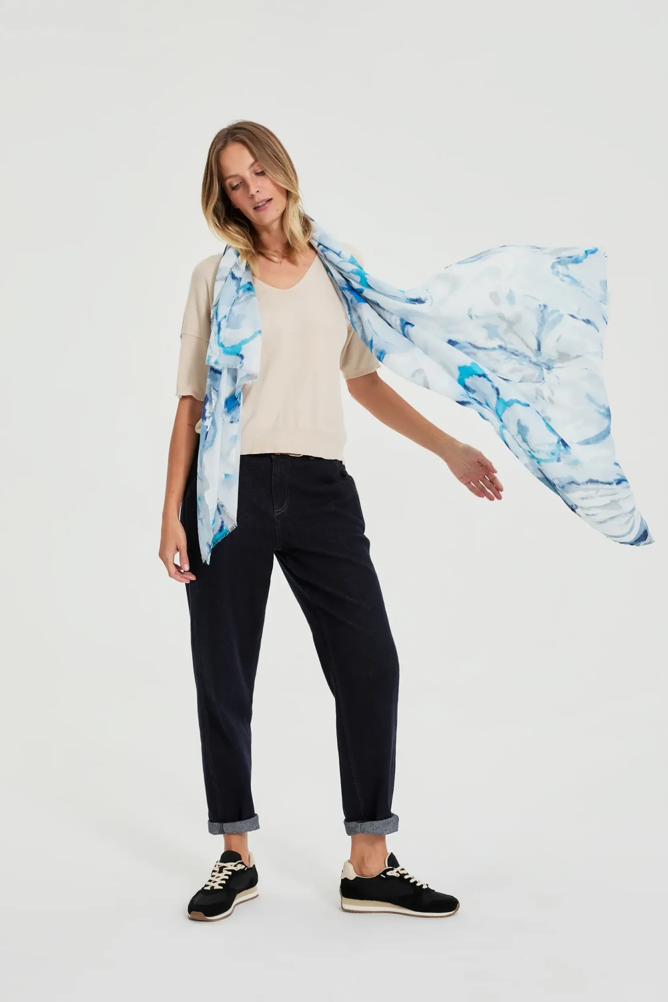 BUFANDA L-SZ-4915 L.BLUE - Imagen 2