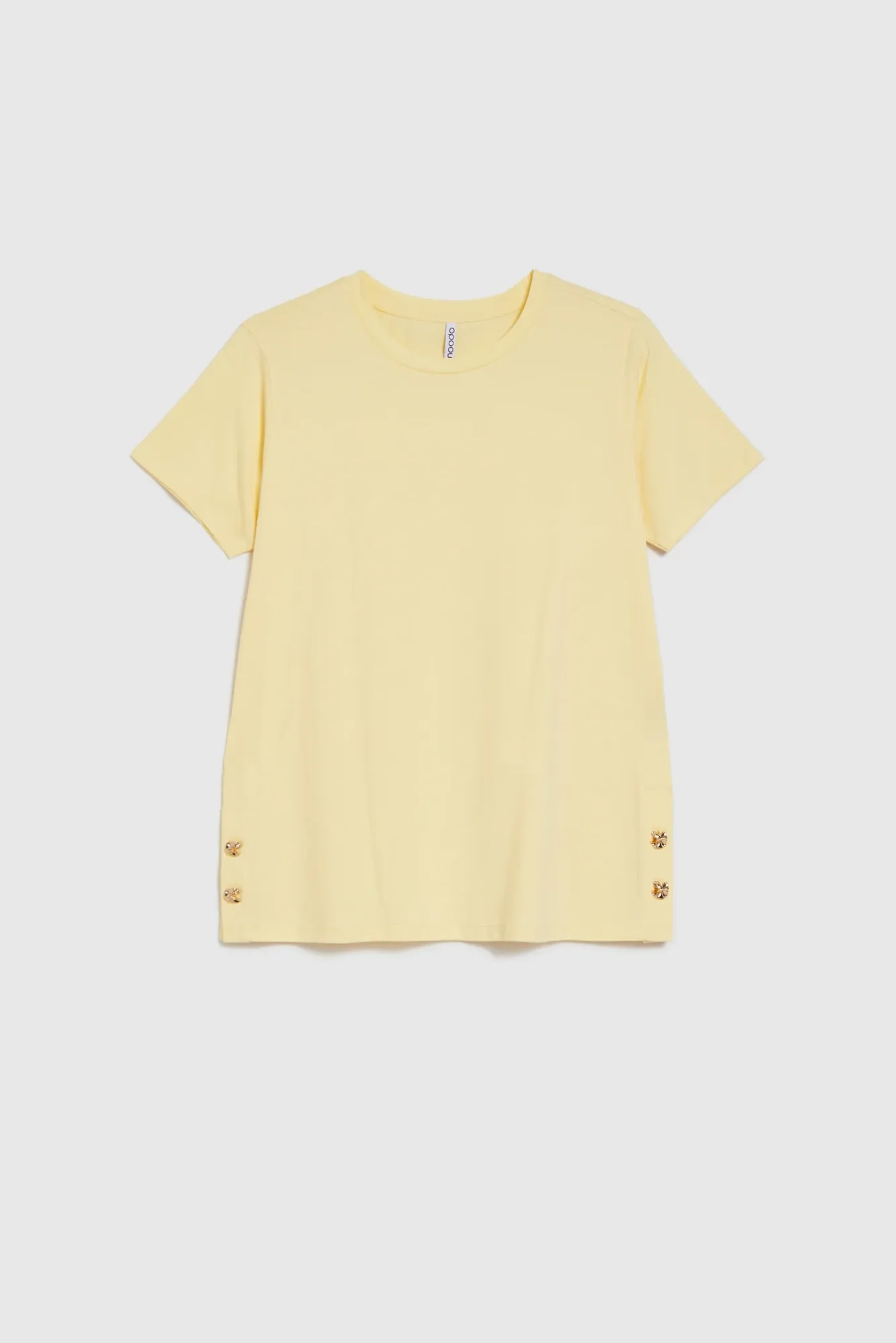 BLUSA MANGA CORTA L-TS-4913 L.YELLOW - Imagen 5