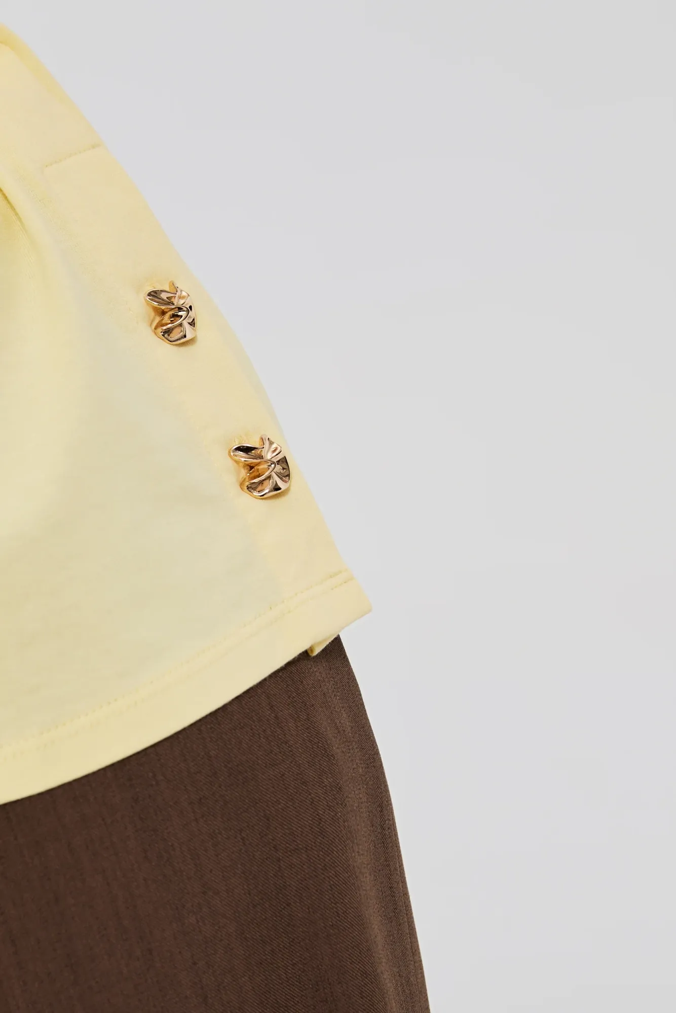 BLUSA MANGA CORTA L-TS-4913 L.YELLOW - Imagen 4