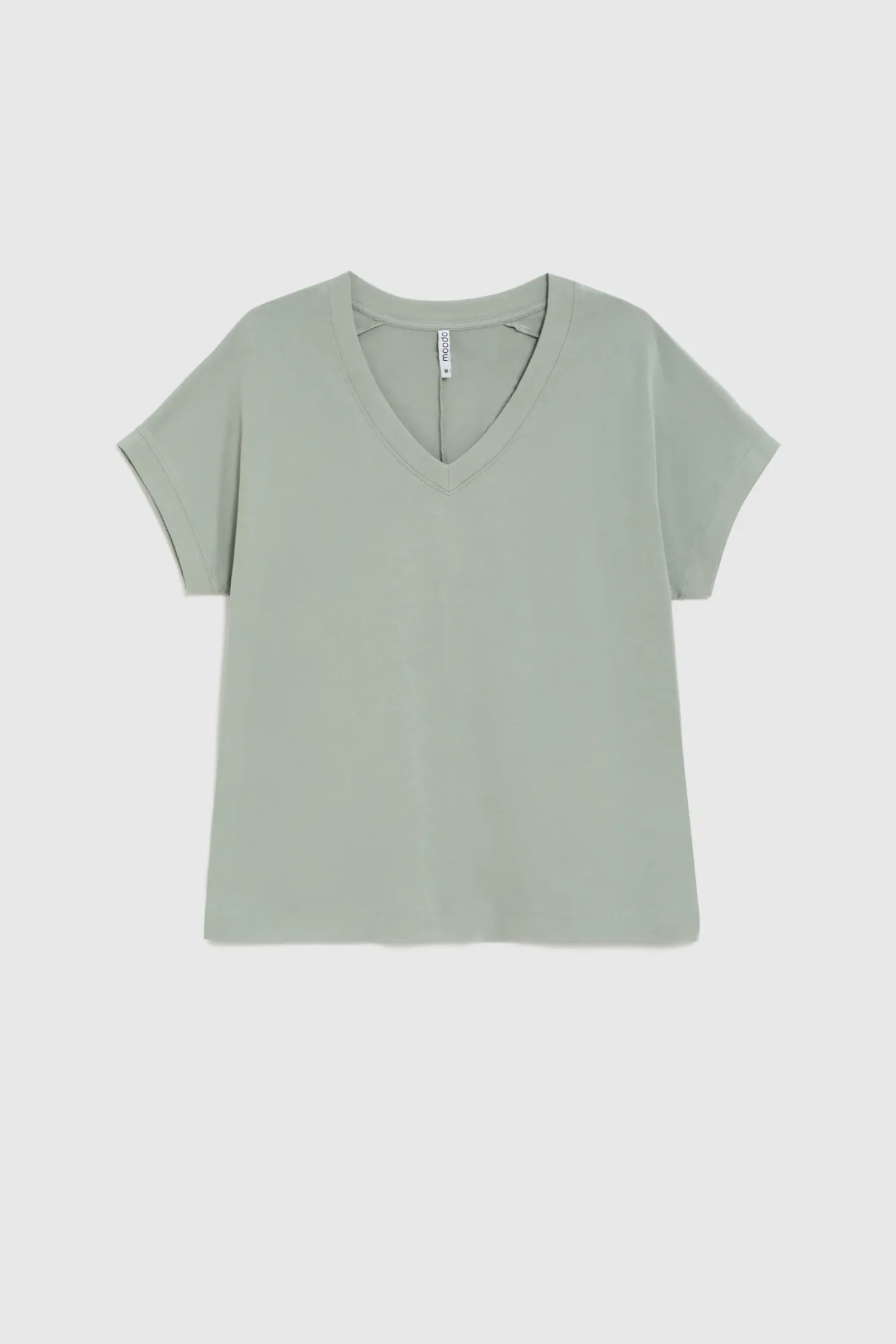 BLUSA MANGA CORTA L-TS-4942 OLIVE - Imagen 5