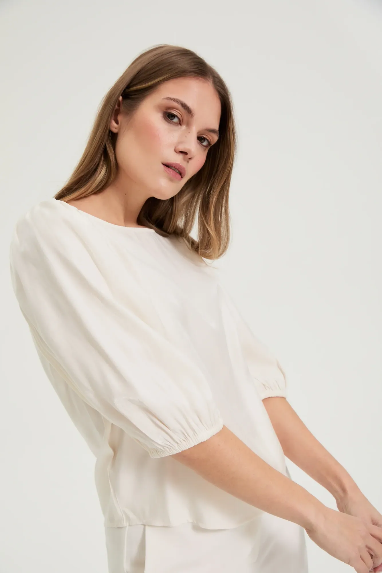 CAMISA L-KO-4914 CREAM