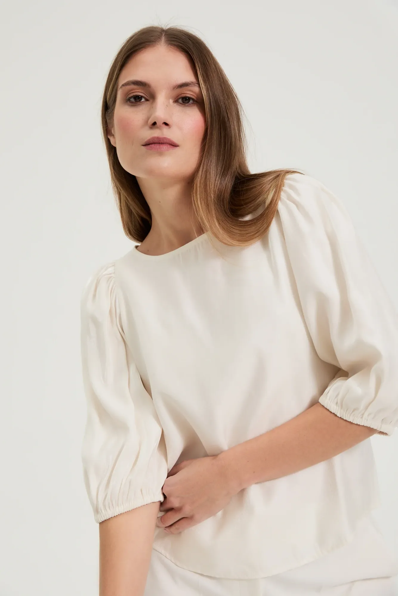 CAMISA L-KO-4914 CREAM - Imagen 3