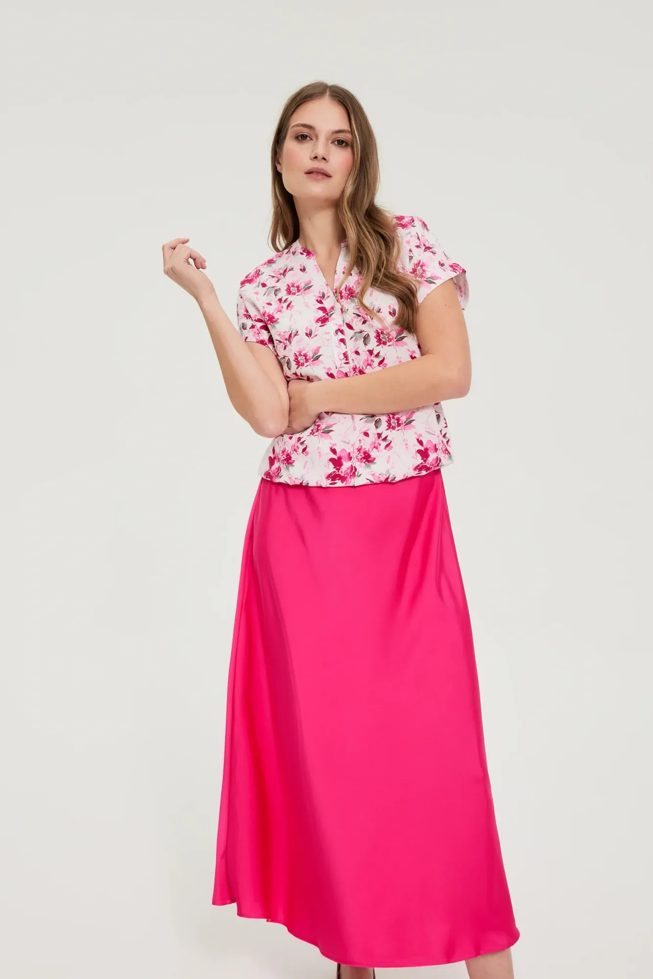 CAMISA L-KO-4922 FUCHSIA