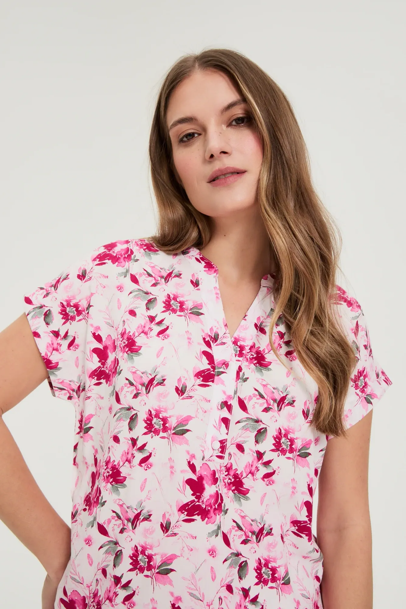 CAMISA L-KO-4922 FUCHSIA - Imagen 2