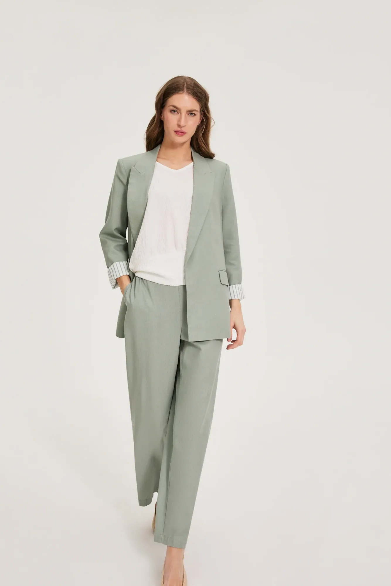 BLAZER L-MR-4927 OLIVE - Imagen 2