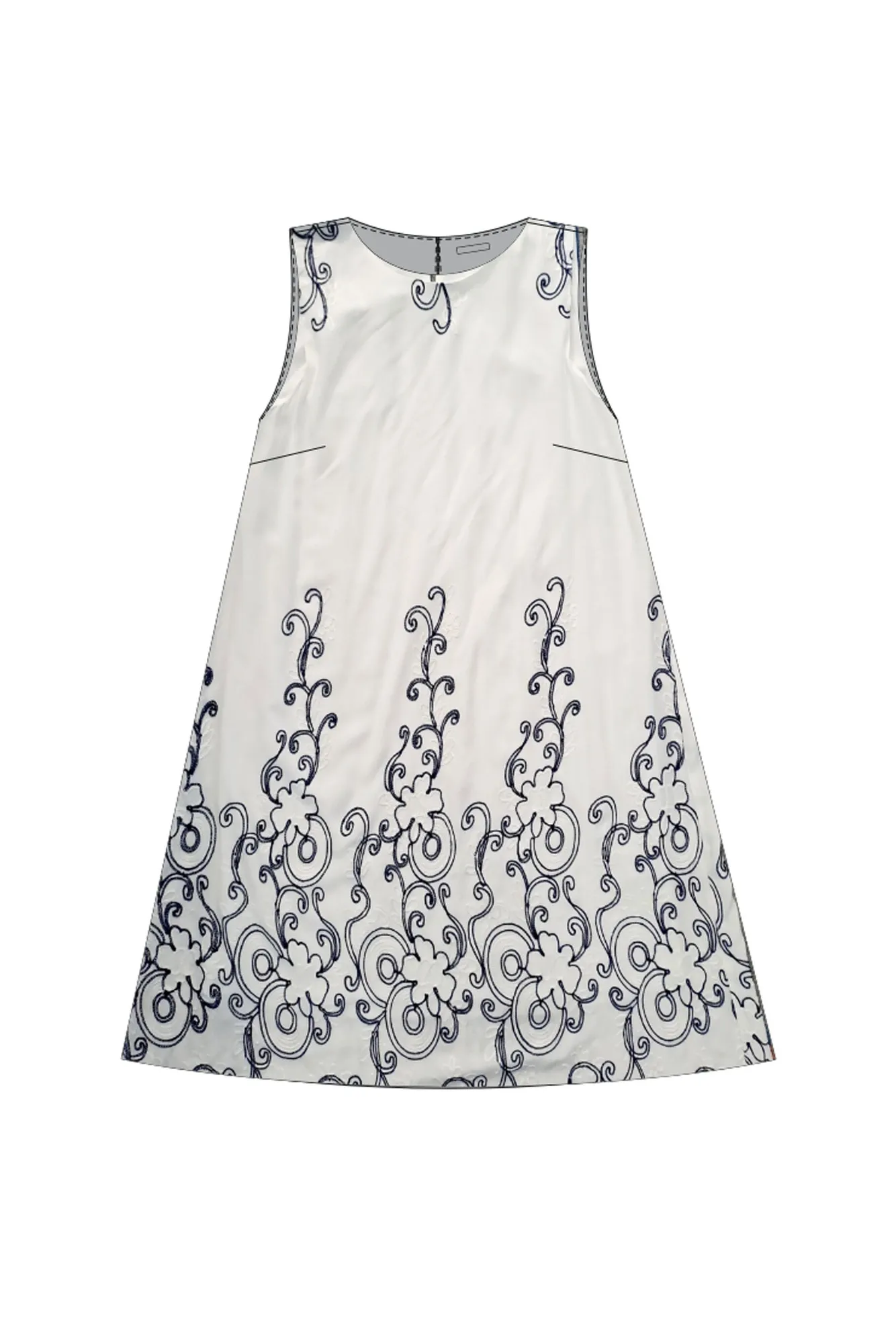 VESTIDO L-SU-4940 WHITE - Imagen 2