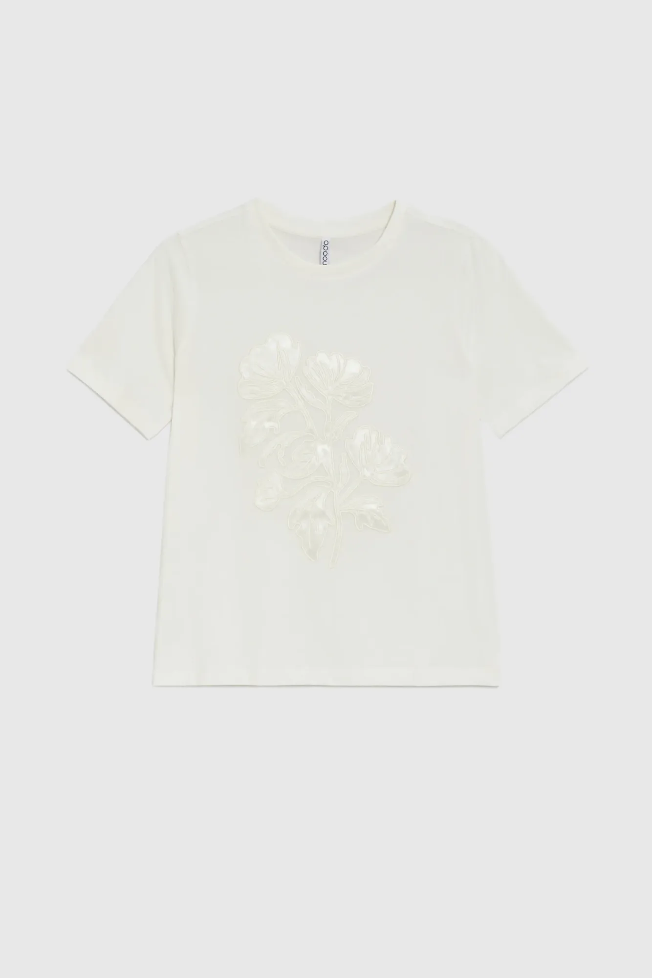 BLUSA MANGA CORTA L-TS-4925 OFF WHITE - Imagen 5