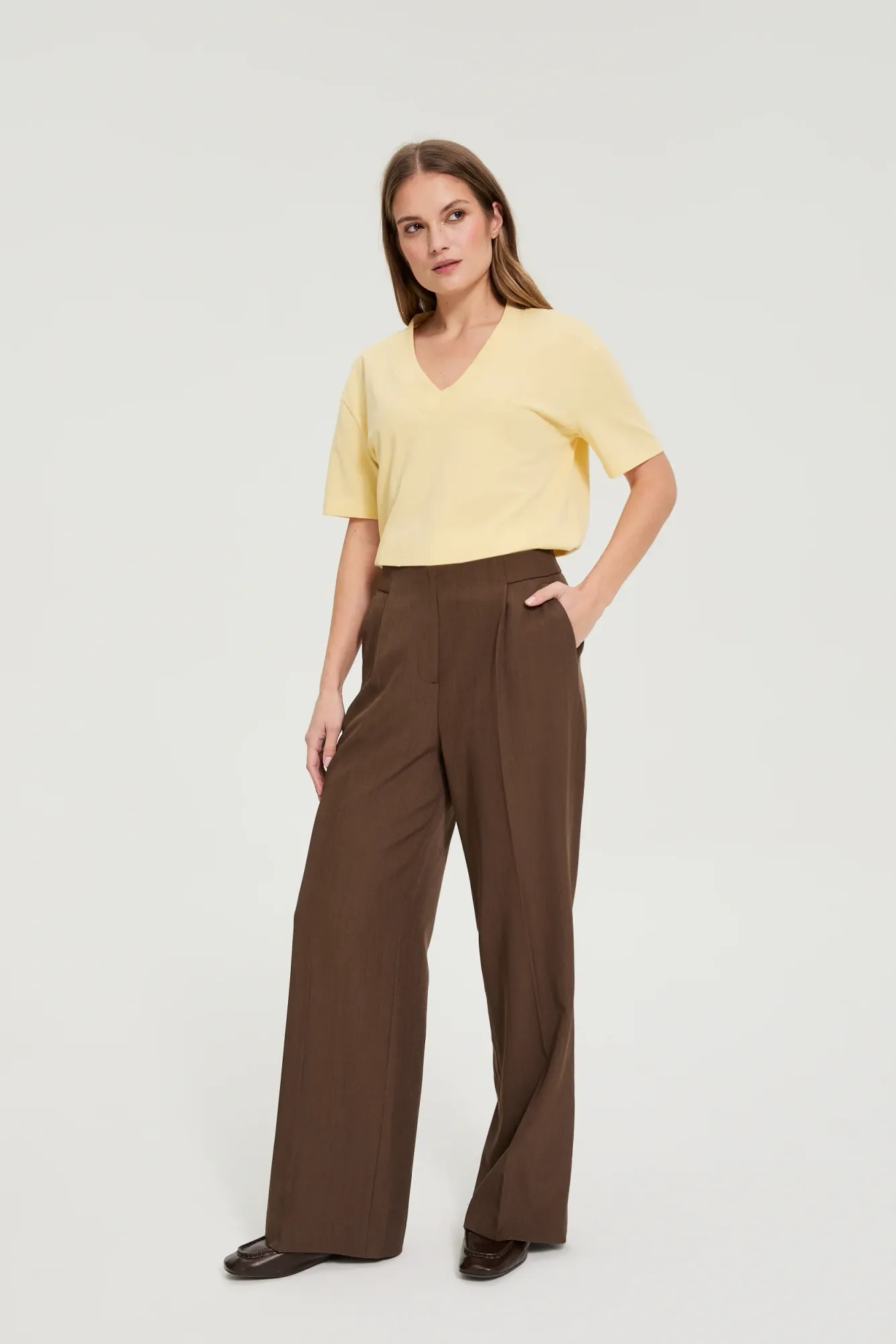 BLUSA MANGA CORTA L-TS-4950 L.YELLOW - Imagen 4