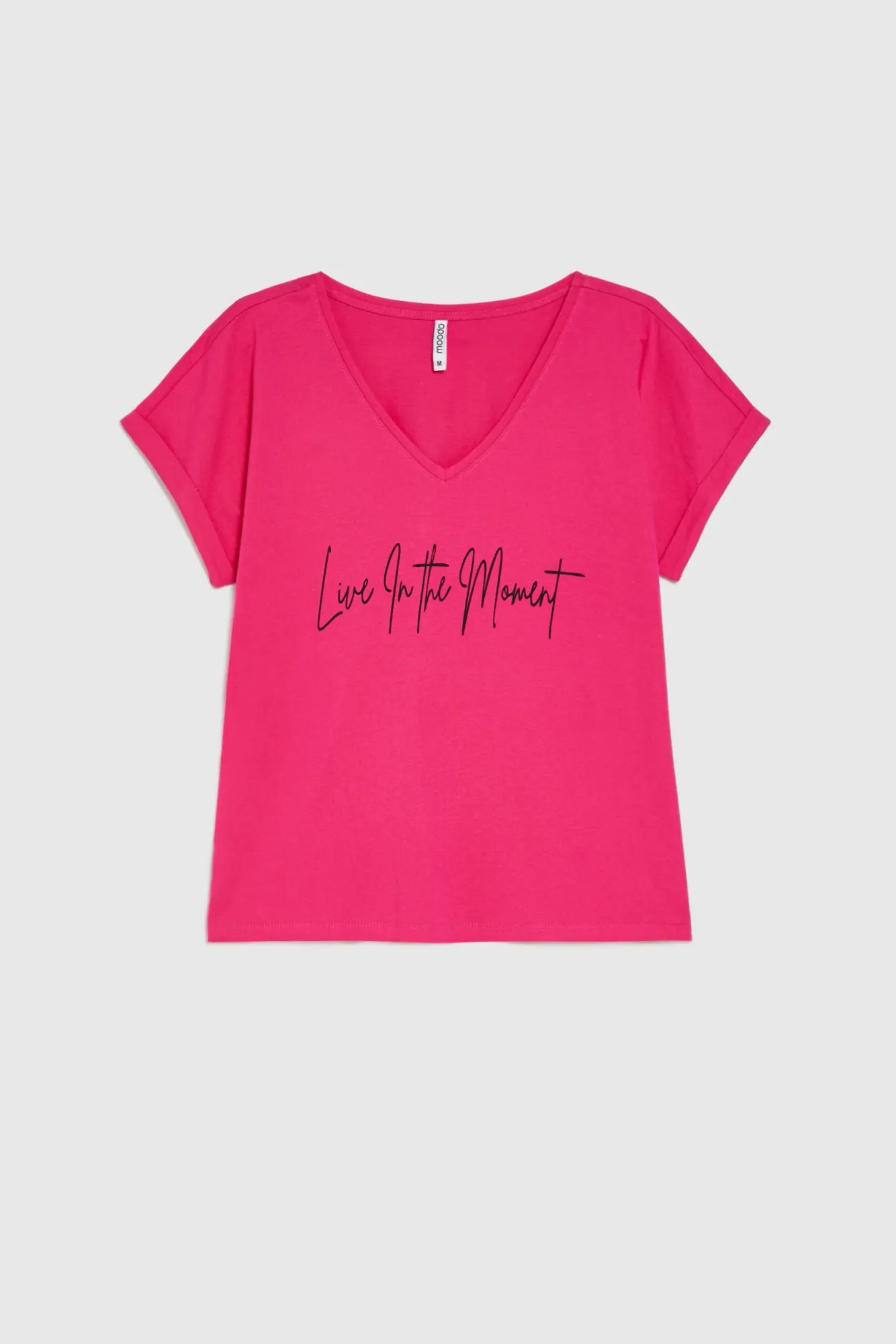 BLUSA MANGA CORTA L-TS-4958 FUCHSIA - Imagen 2