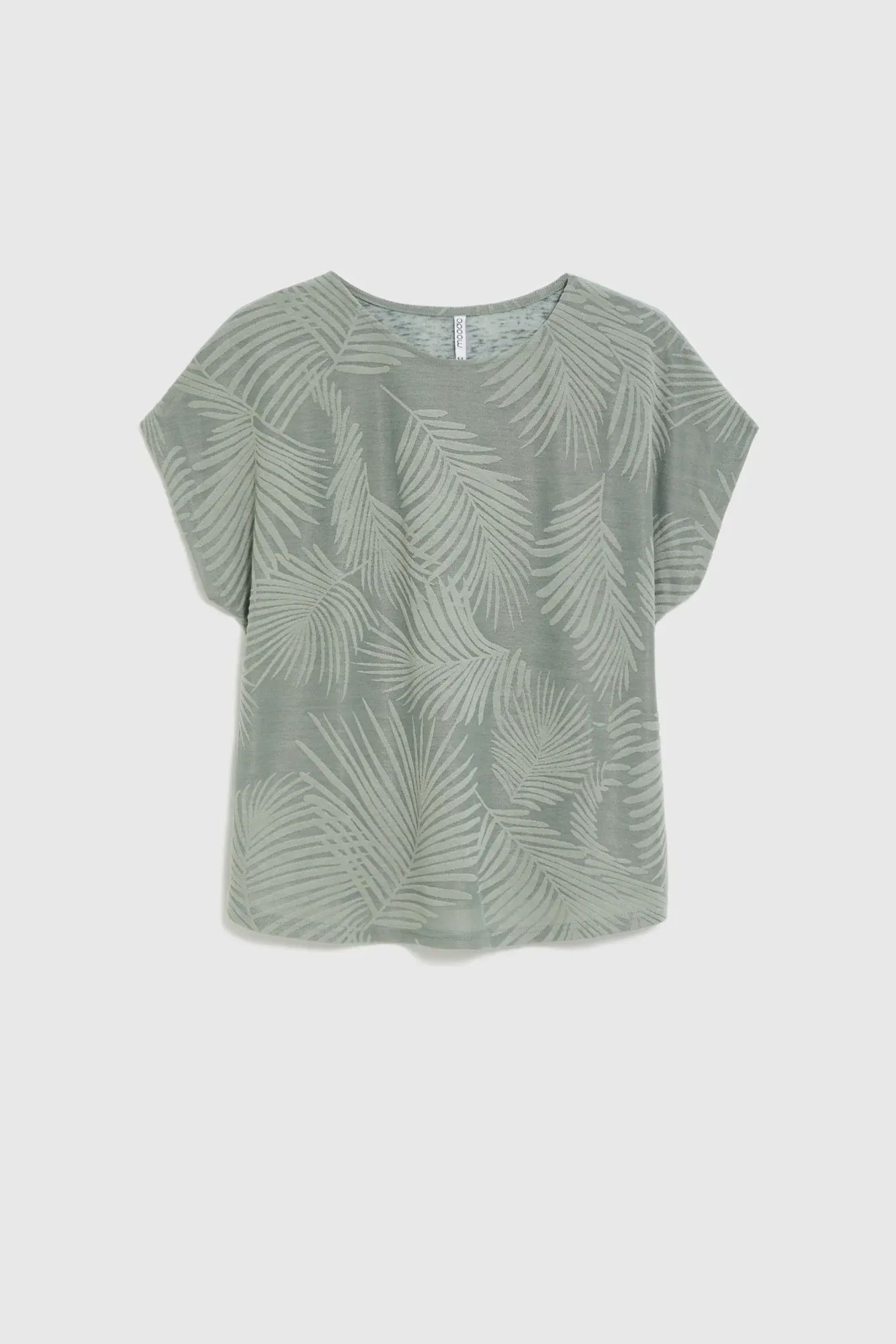 BLUSA MANGA CORTA L-TS-4988 OLIVE