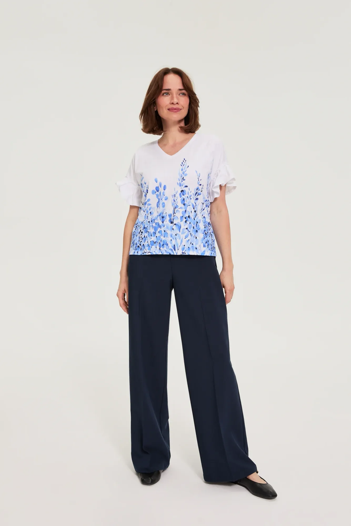 BLUSA MANGA CORTA L-TS-4992 WHITE - Imagen 5