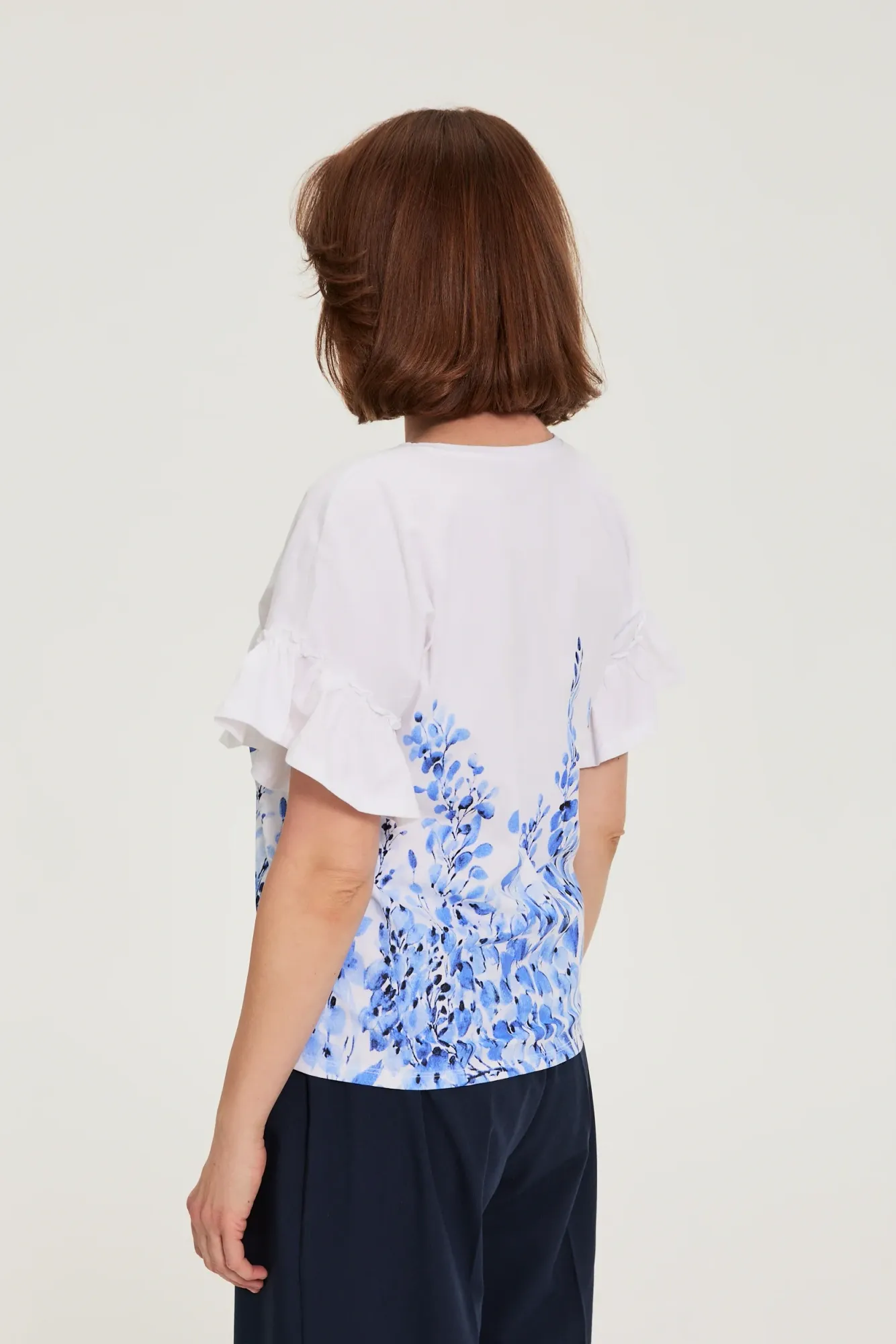 BLUSA MANGA CORTA L-TS-4992 WHITE - Imagen 3