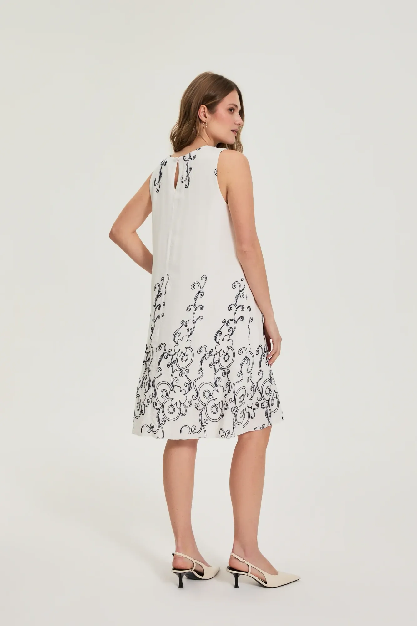VESTIDO L-SU-4940 WHITE - Imagen 3