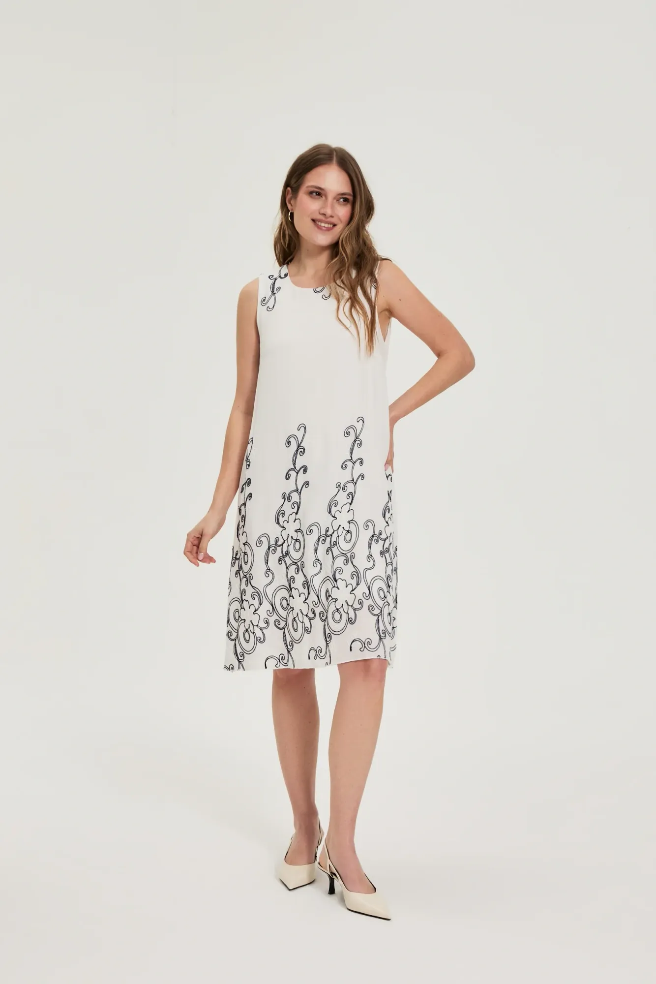 VESTIDO L-SU-4940 WHITE - Imagen 4